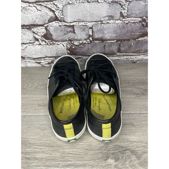 Kate Spade Saturday PF-Flyers Black Leather Low Top Sneakers Women Sz 8M US/39EU - Picture 12 of 16